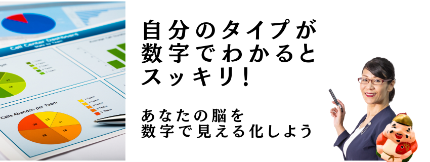 自分のタイプが数字でわかるとスッキリする